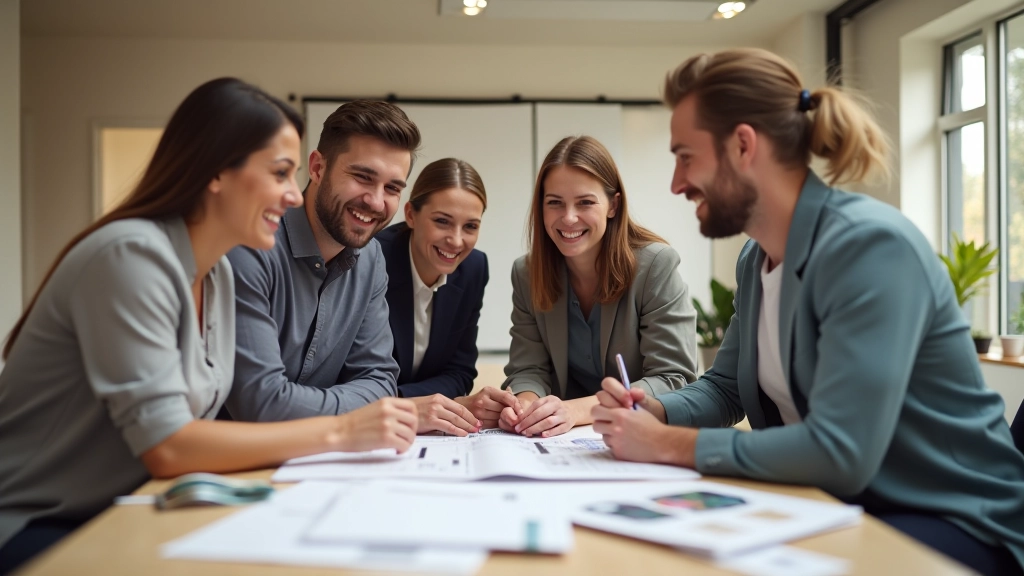Professional team of architects, designers, and renovation specialists collaborating on home renovation projects